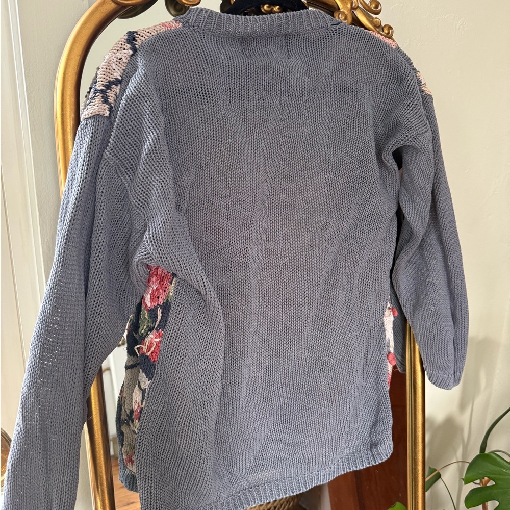 Patchwork Knit Sweater - Multicolor - Picture 5 of 5
